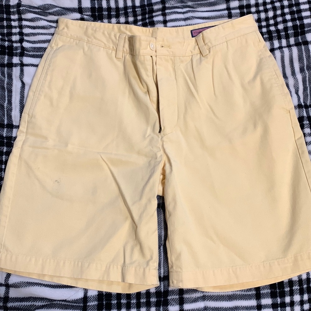 Vineyard Vines Yellow Club Shorts 34